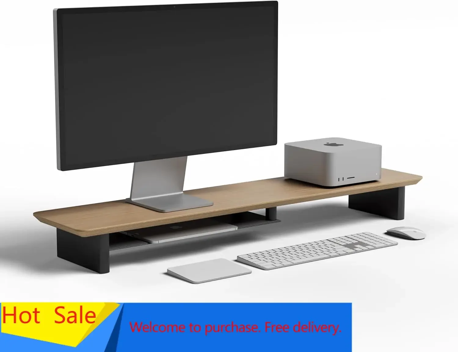 Desk Setup Aesthetic - طاولة مكتب مريحة من طبقتين من