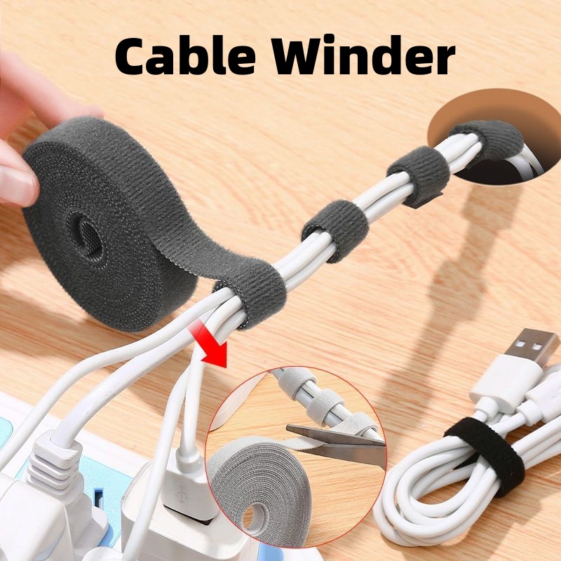 Desk Setup Cable Management - منظم كابلات قابل للتمزيق لحماية وإدارة