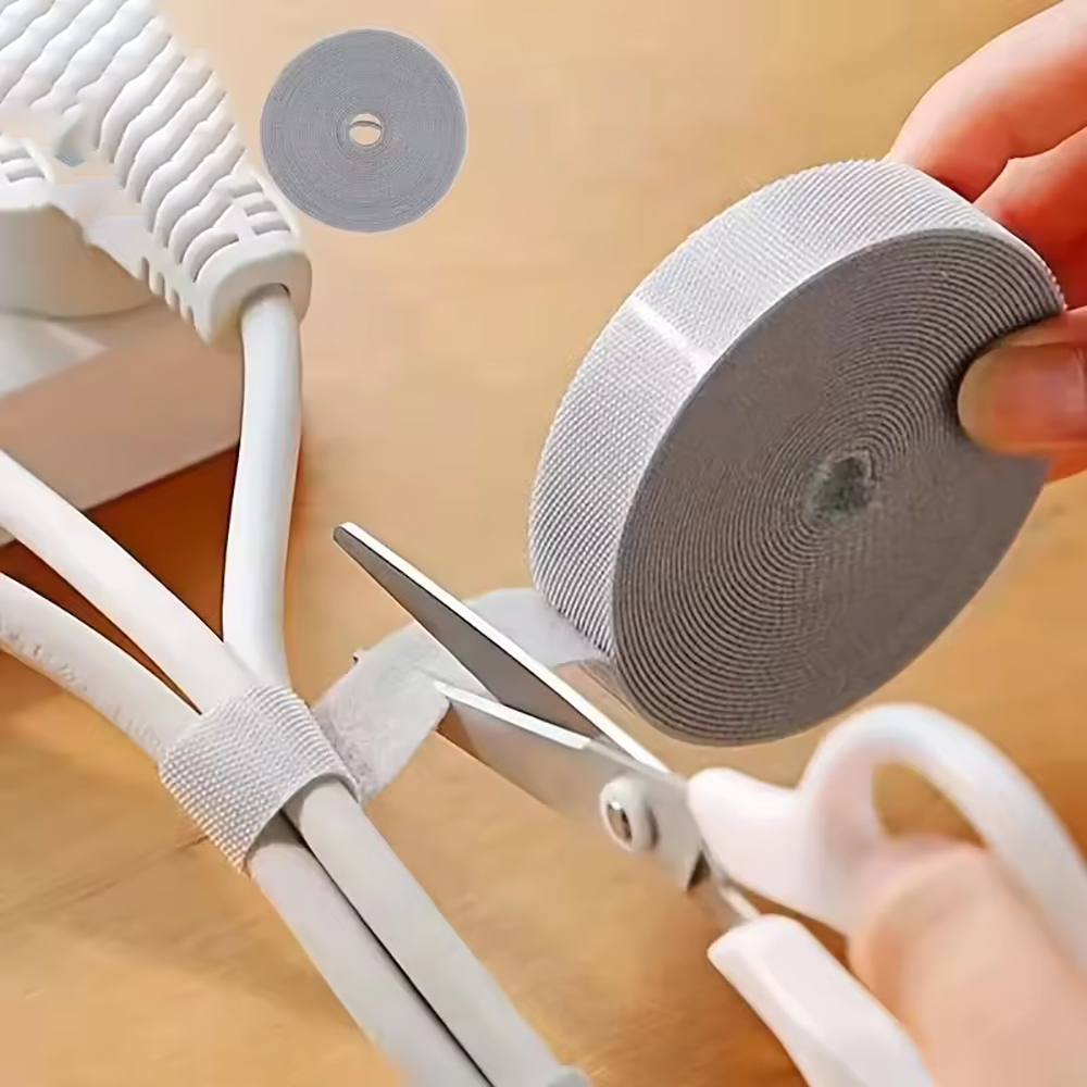 Desk Setup Cable Management - منظم كابلات، شريط لتنظيم الأسلاك، رباط