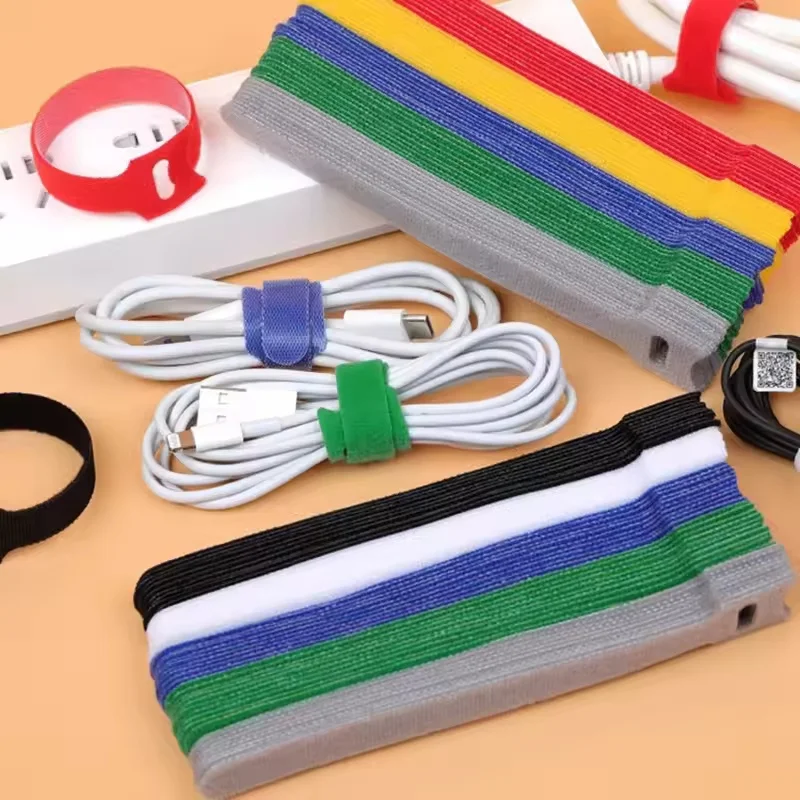 Desk Setup Cable Management - 10/30/50 قطعة منظم كابلات USB، مشابك