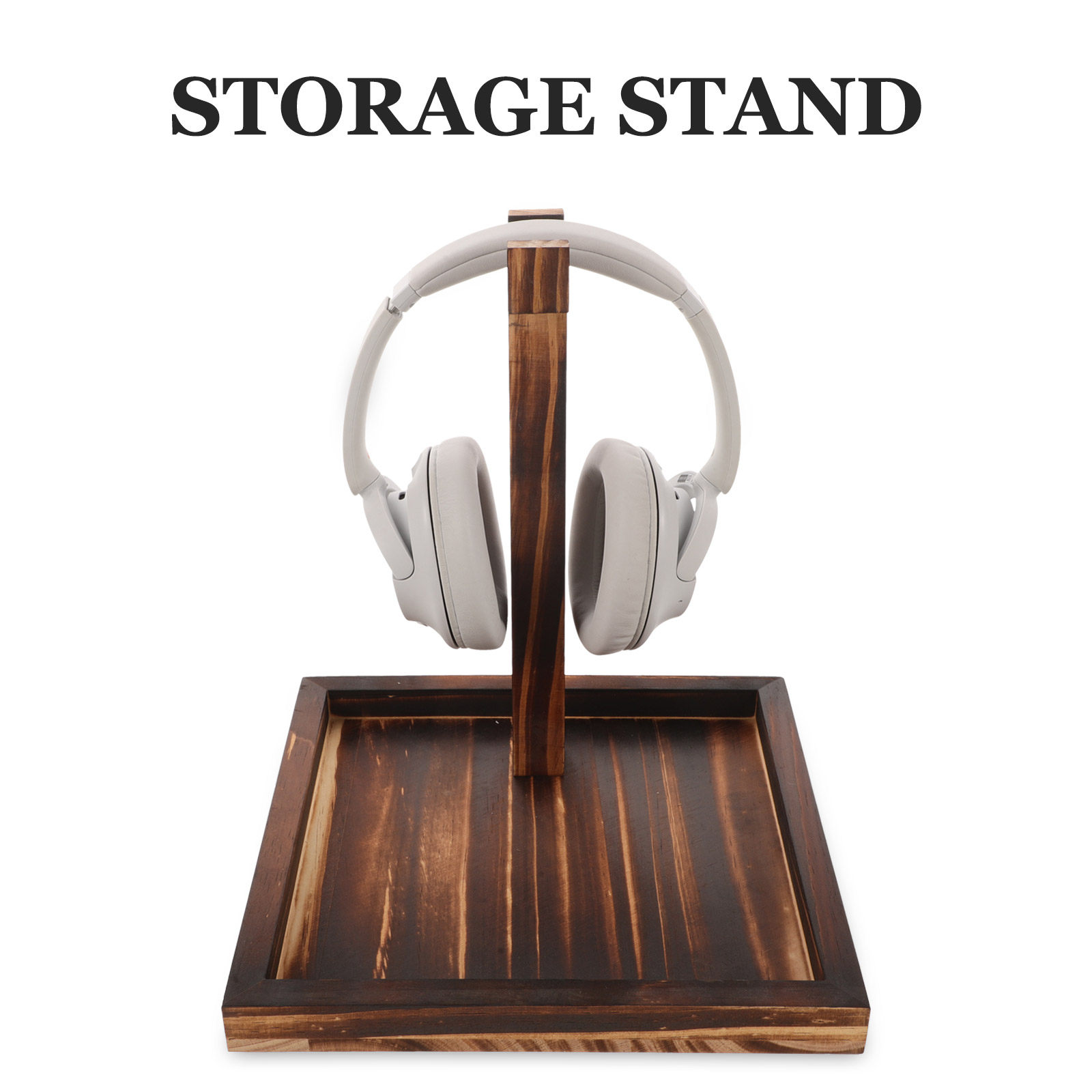 حامل سماعات رأس مصنوع من الخشب - مراجعة Desk Setup Headphones وسعره