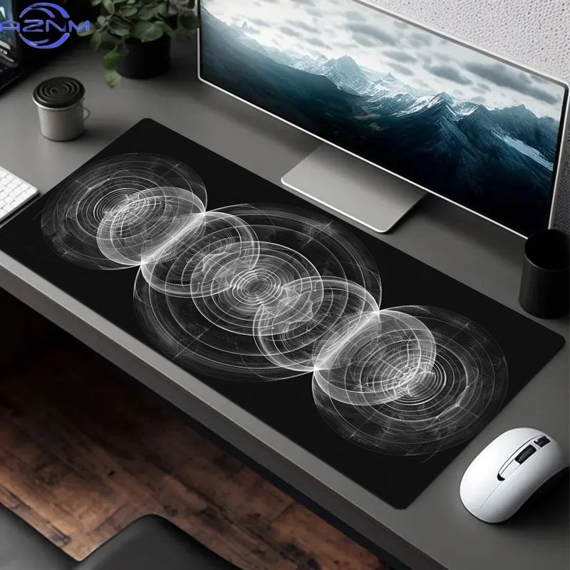 لوحة ماوس كبيرة بنمط حلزوني با - مراجعة Desk Setup Or Set Up وسعره