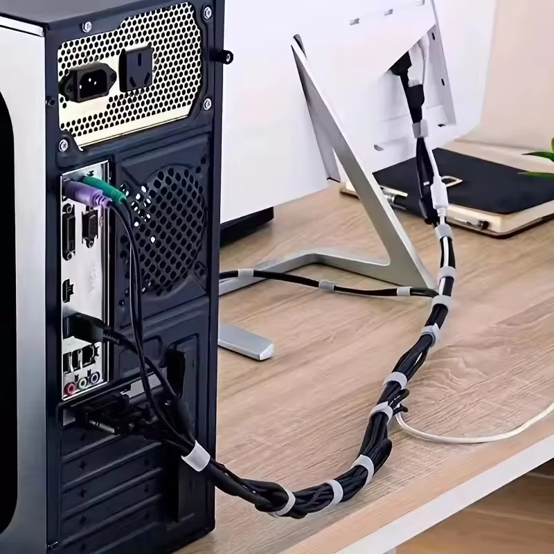 منظم الكابلات بطول 1/5 متر، شر - مراجعة Desk Setup Cable Management وسعره
