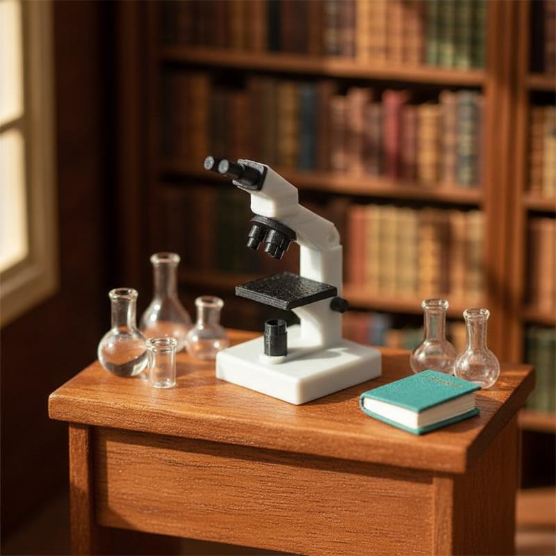 (.) مجهر صغير بتصميم واقعي مثا - مراجعة Desk Setup Design وسعره