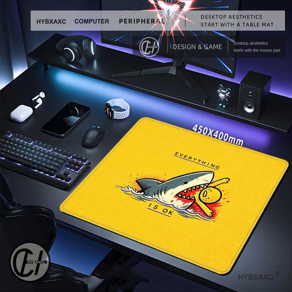 HYBXAXC S-Shark E-eating Mouse - مراجعة Work Desk Home Setup وسعره