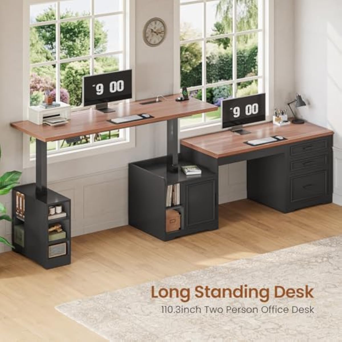 مكتب كهربائي قابل للتعديل على  - مراجعة Desk Setup Or Set Up وسعره