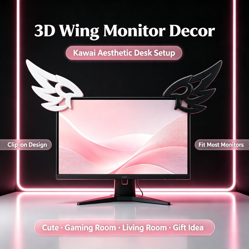 زينة ثلاثية الأبعاد على شكل أج - مراجعة Desk Setup Aesthetic وسعره