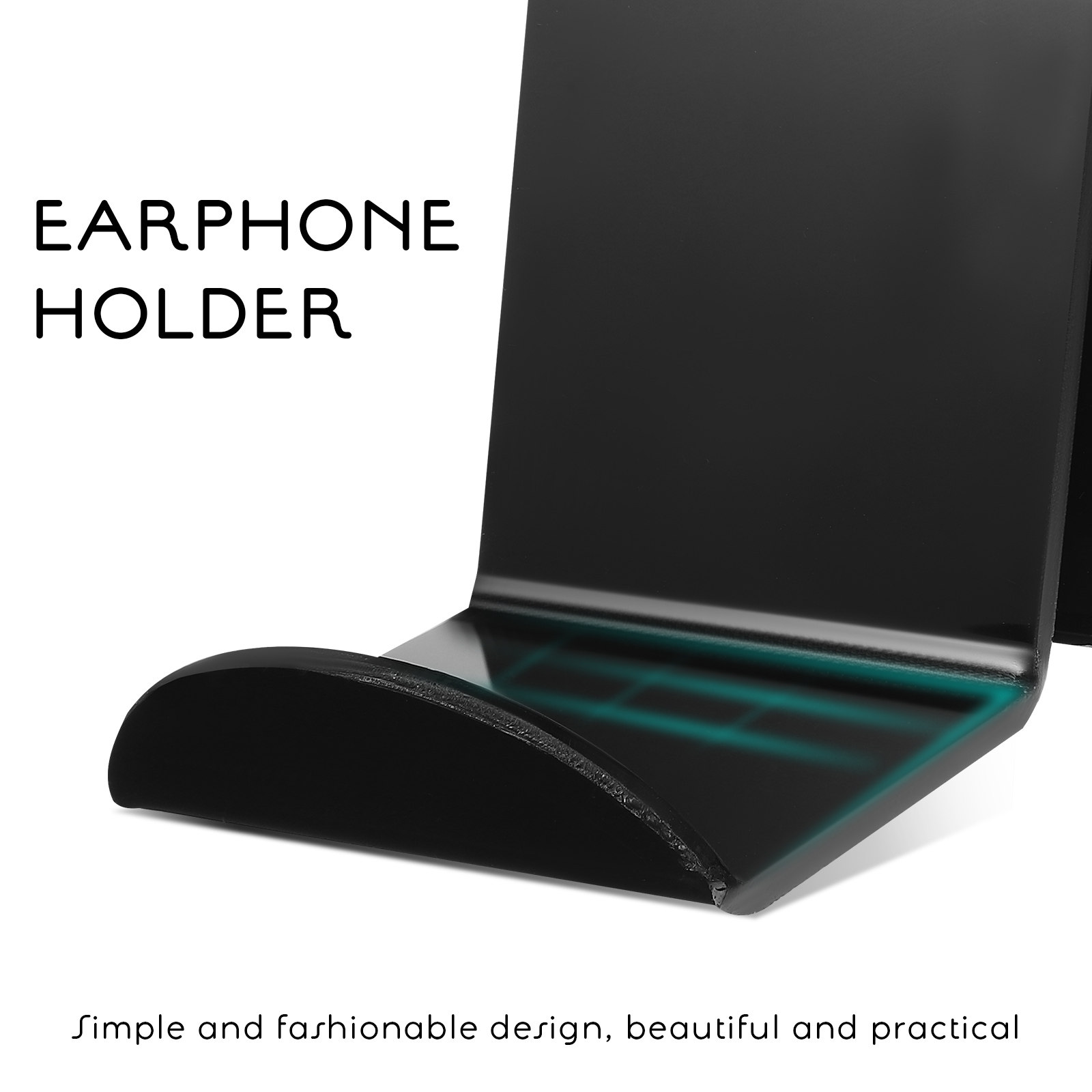 قطعتان من حامل سماعات الرأس ال - مراجعة Desk Setup Headphones وسعره