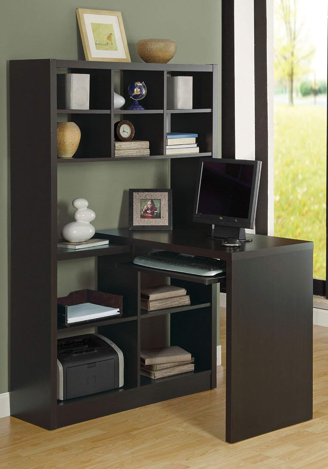 مكتب زاوية مع أرفف تخزين قابلة - مراجعة Desk Setup Or Set Up وسعره