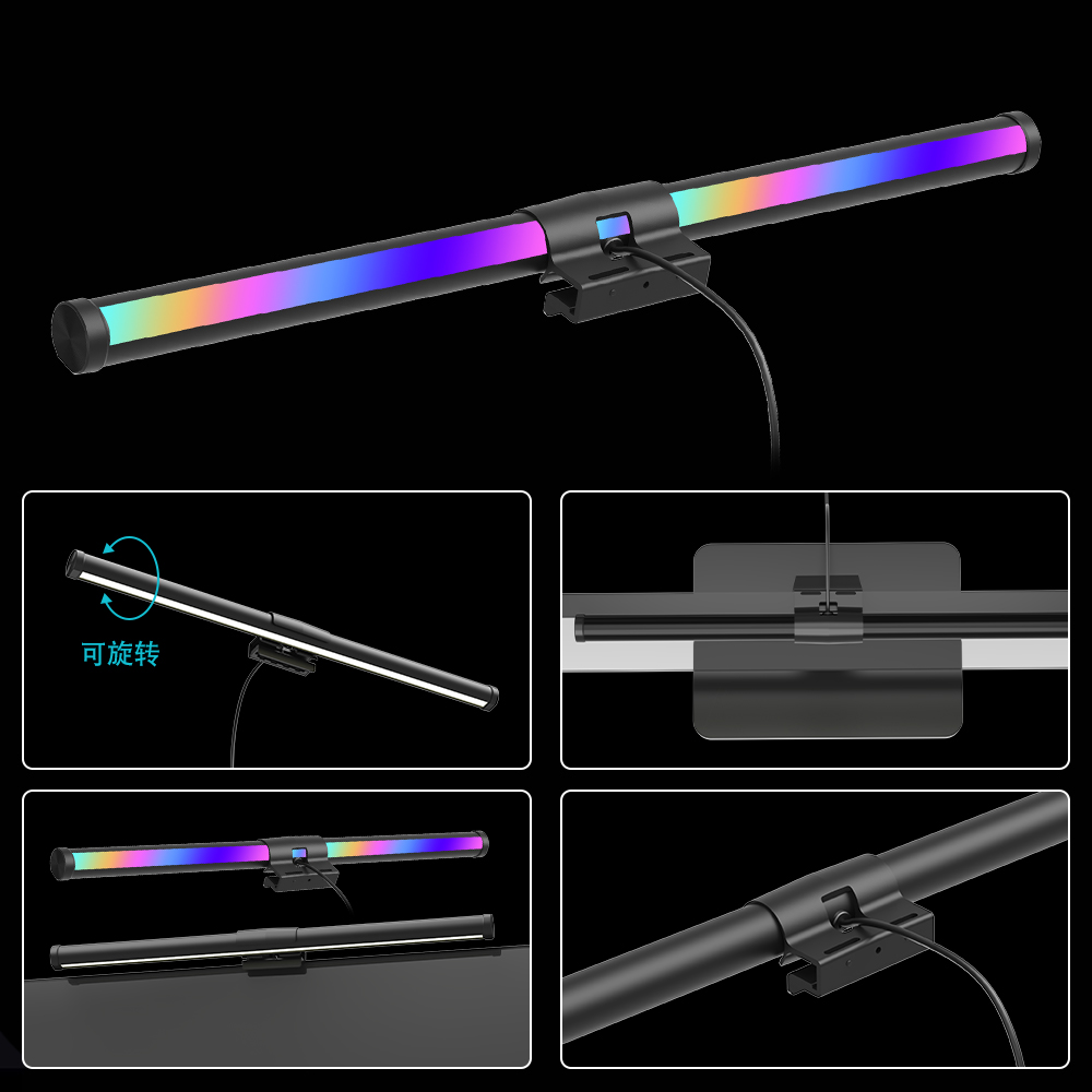 شريط إضاءة RGB لشاشة الكمبيوتر - مراجعة Desk Setup Art وسعره