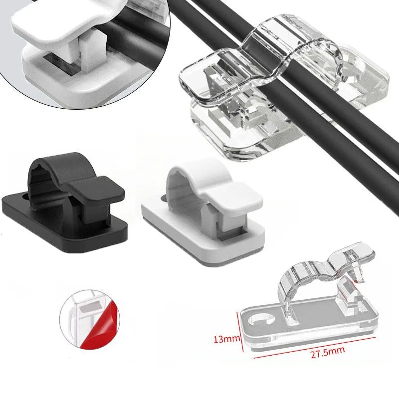 10/50 قطعة منظم الكابلات مقاطع - مراجعة Desk Setup Cable Management وسعره