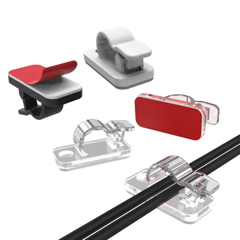 10/50 قطعة منظم الكابلات مقاطع - مراجعة Desk Setup Cable Management وسعره
