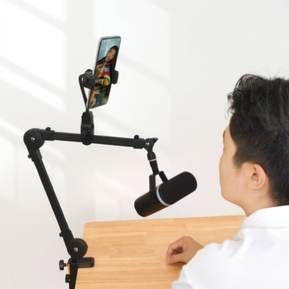 حامل هاتف قابل للطي احترافي، ي - مراجعة Desk Setup Streaming وسعره