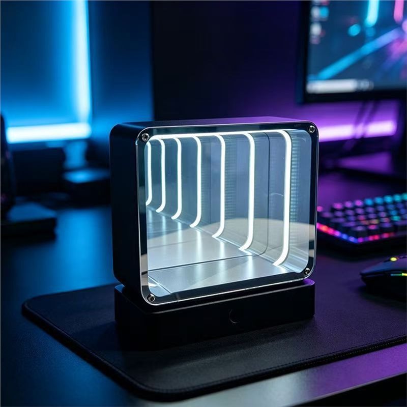 مصباح مكتبي قابل للشحن A02F-4D - مراجعة Desk Room Setup وسعره