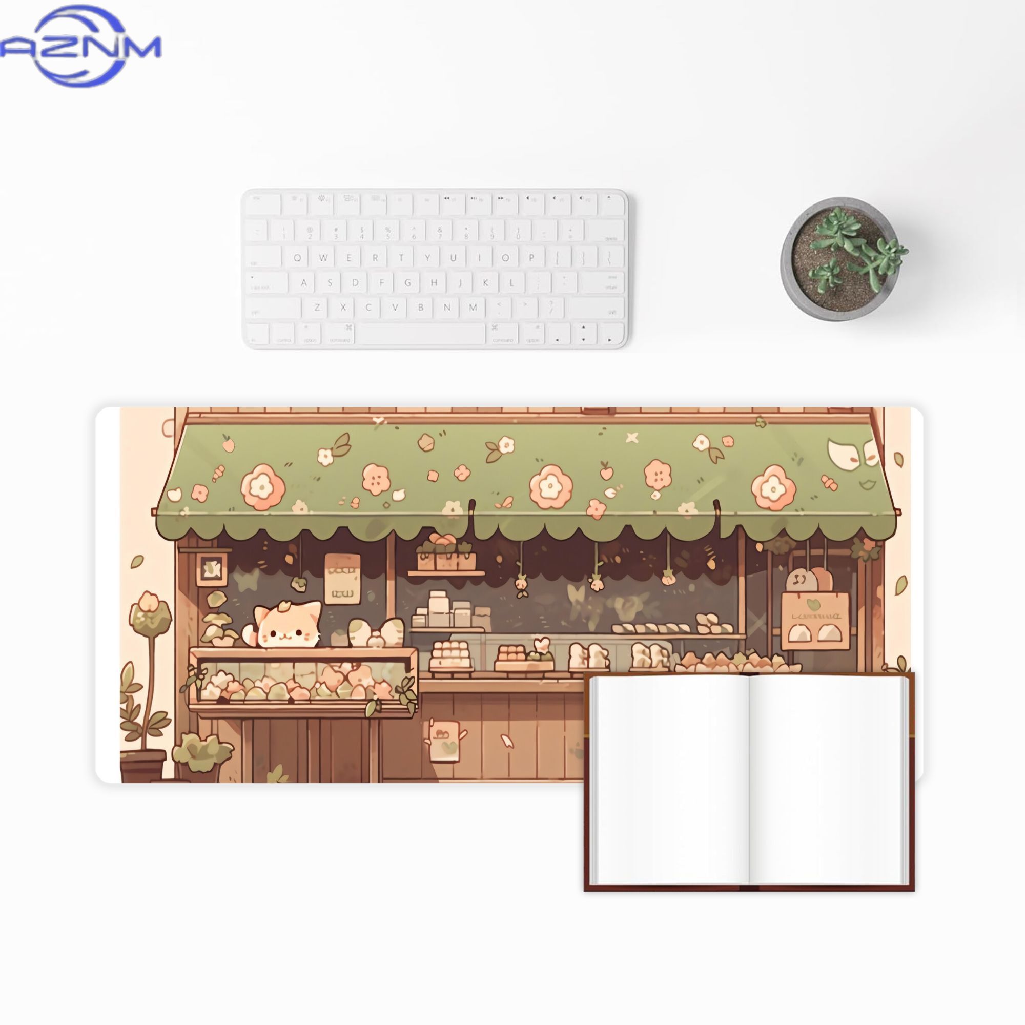 بساط مكتب كبير بتصميم Cat Bake - مراجعة Desk Setup Streaming وسعره