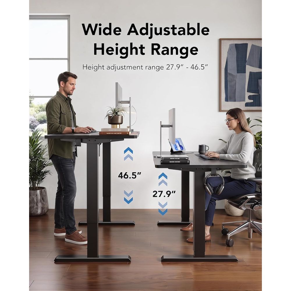 مكتب كهربائي قابل للتعديل، مقا - مراجعة Desk Setup Or Set Up وسعره