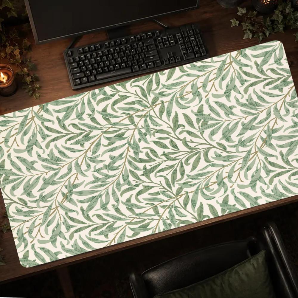 أوراق أغصان الصفصاف، وسادة فأر - مراجعة Desk Room Setup وسعره