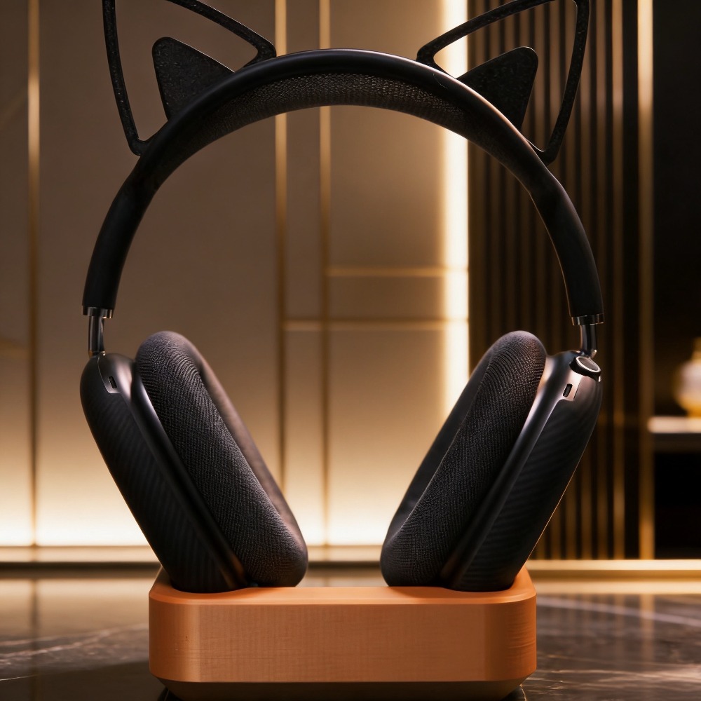 حامل سماعات رأس مخصص لـ AirPod - مراجعة Desk Setup Headphones وسعره