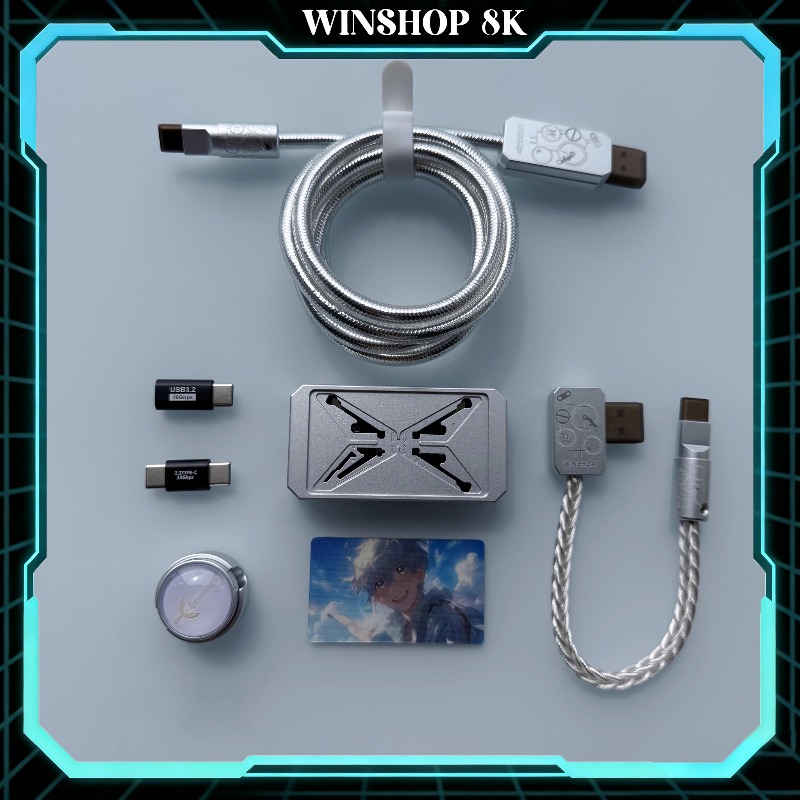 موزع USB من WINSHOP Esports HU - مراجعة Desk Setup Aesthetic وسعره