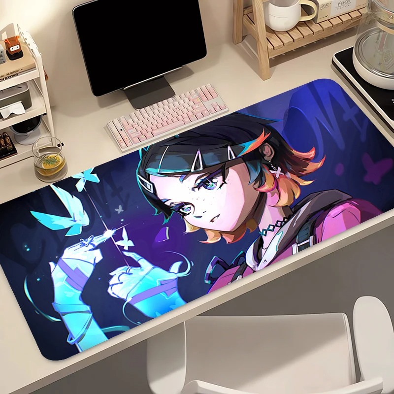 لوحة ماوس للألعاب بتصميم أنمي  - مراجعة Desk Setup Rug وسعره