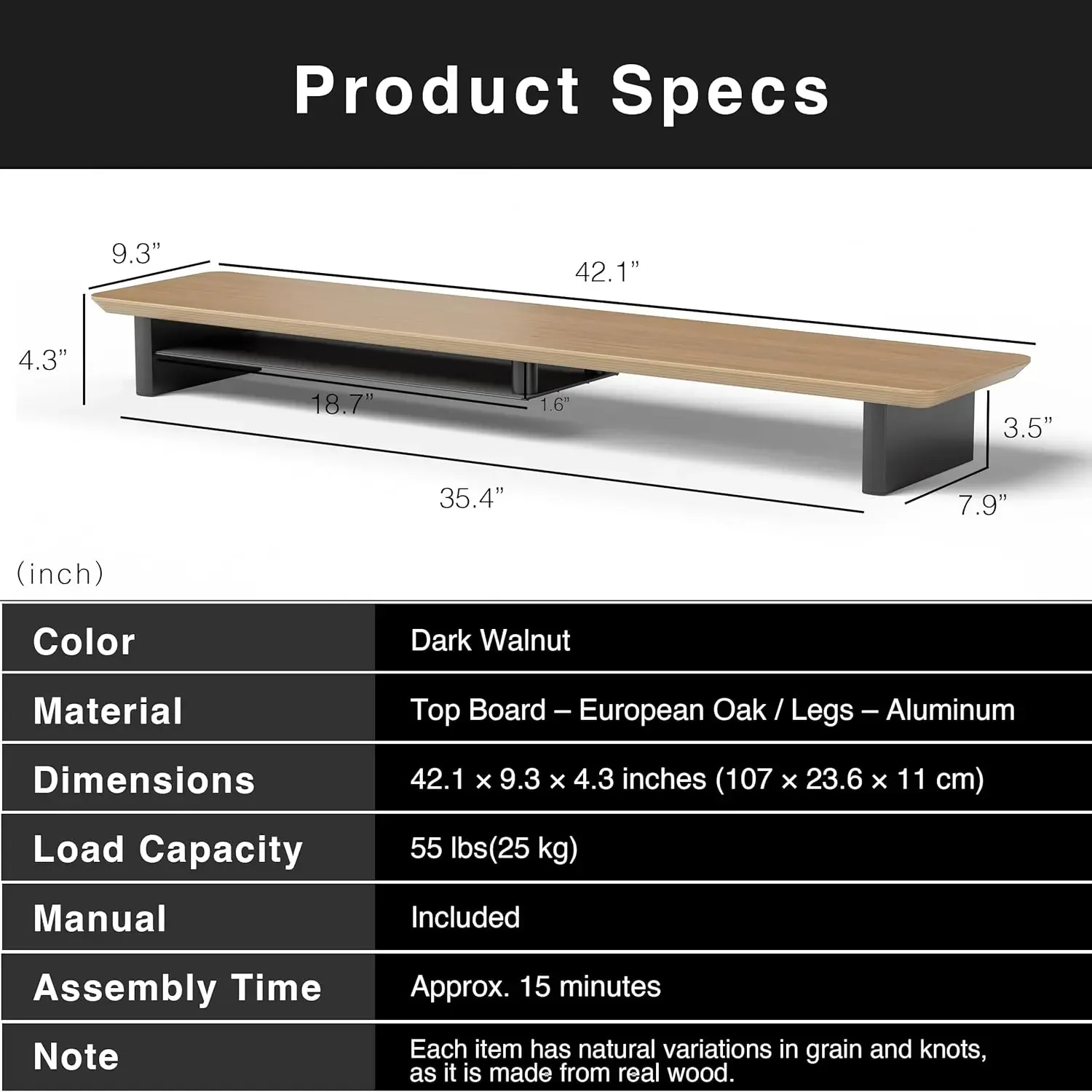 طاولة مكتب مريحة من طبقتين من  - مراجعة Desk Setup Aesthetic وسعره