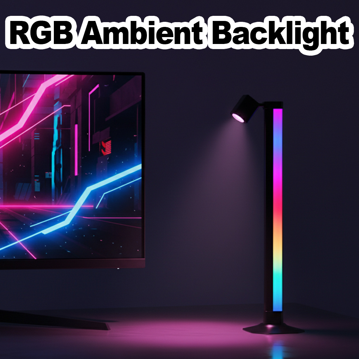 شريط إضاءة ذكي LED RGB متزامن  - مراجعة Desk Setup Art وسعره