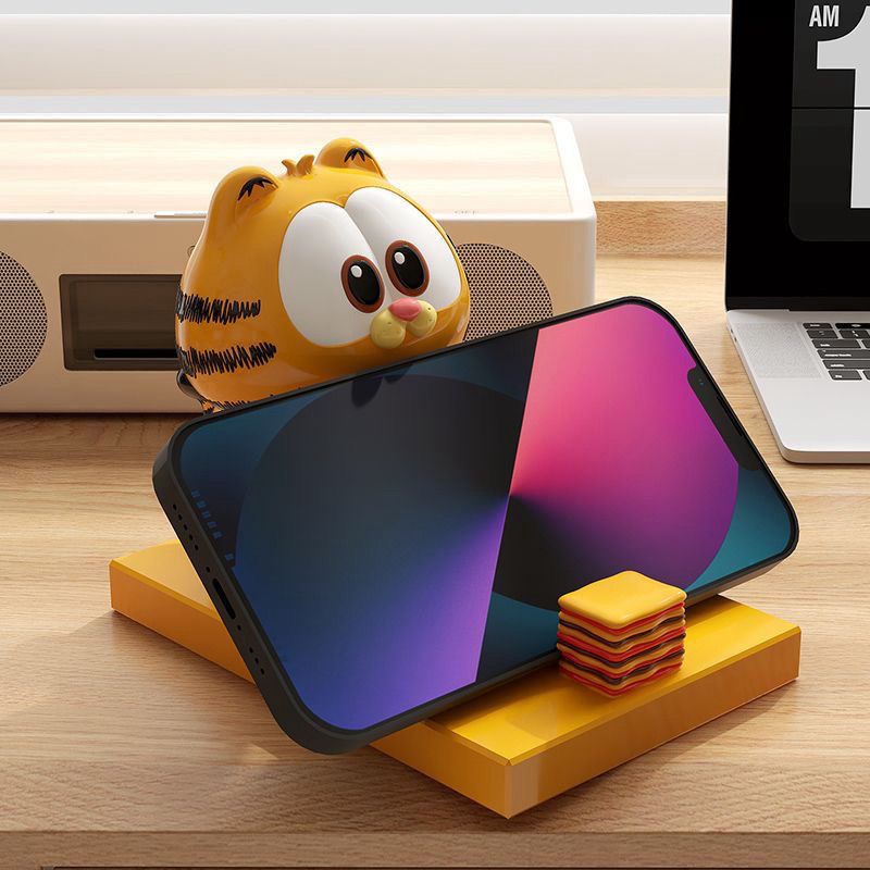 دمية غارفيلد الكرتونية اللطيفة - مراجعة Desk Setup Cute وسعره