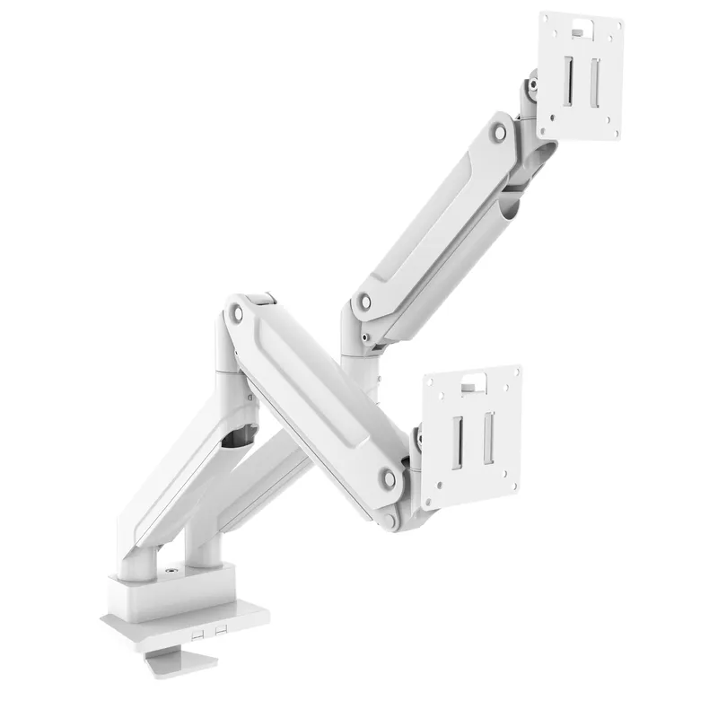 حامل شاشة مزدوج الأذرع قوي الت - مراجعة Desk Setup With Monitor Arm وسعره