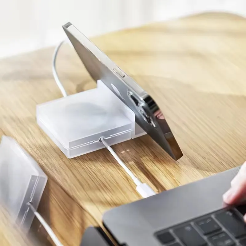 منظم كابلات شفاف محمول، أداة إ - مراجعة Desk Setup Cable Management وسعره