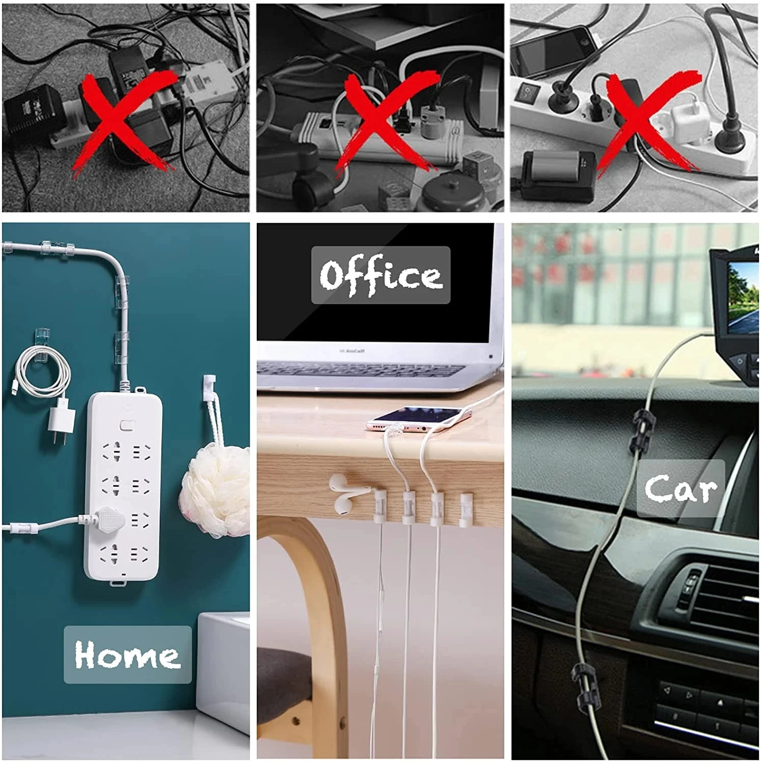 منظم مشابك الكابلات، حامل الأس - مراجعة Desk Setup Cable Management وسعره